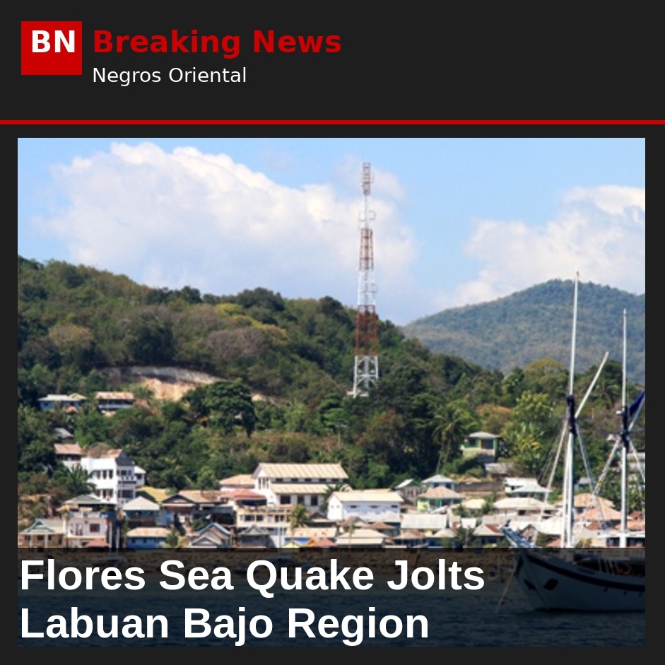 Flores Sea Quake Jolts Labuan Bajo Region