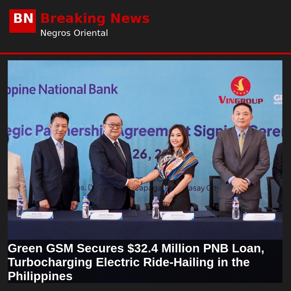 Green GSM Secures $32.4 Million PNB Loan, Turbocharging Electric Ride-Hailing in the Philippines