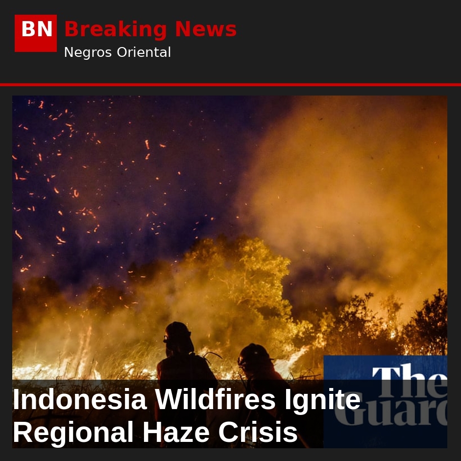 Indonesia Wildfires Ignite Regional Haze Crisis