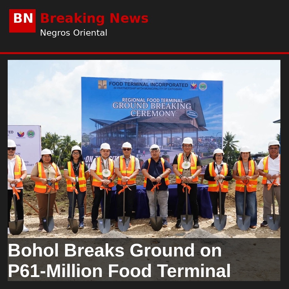 Image related to: Bohol Breaks Ground on P61-Million Food Terminal