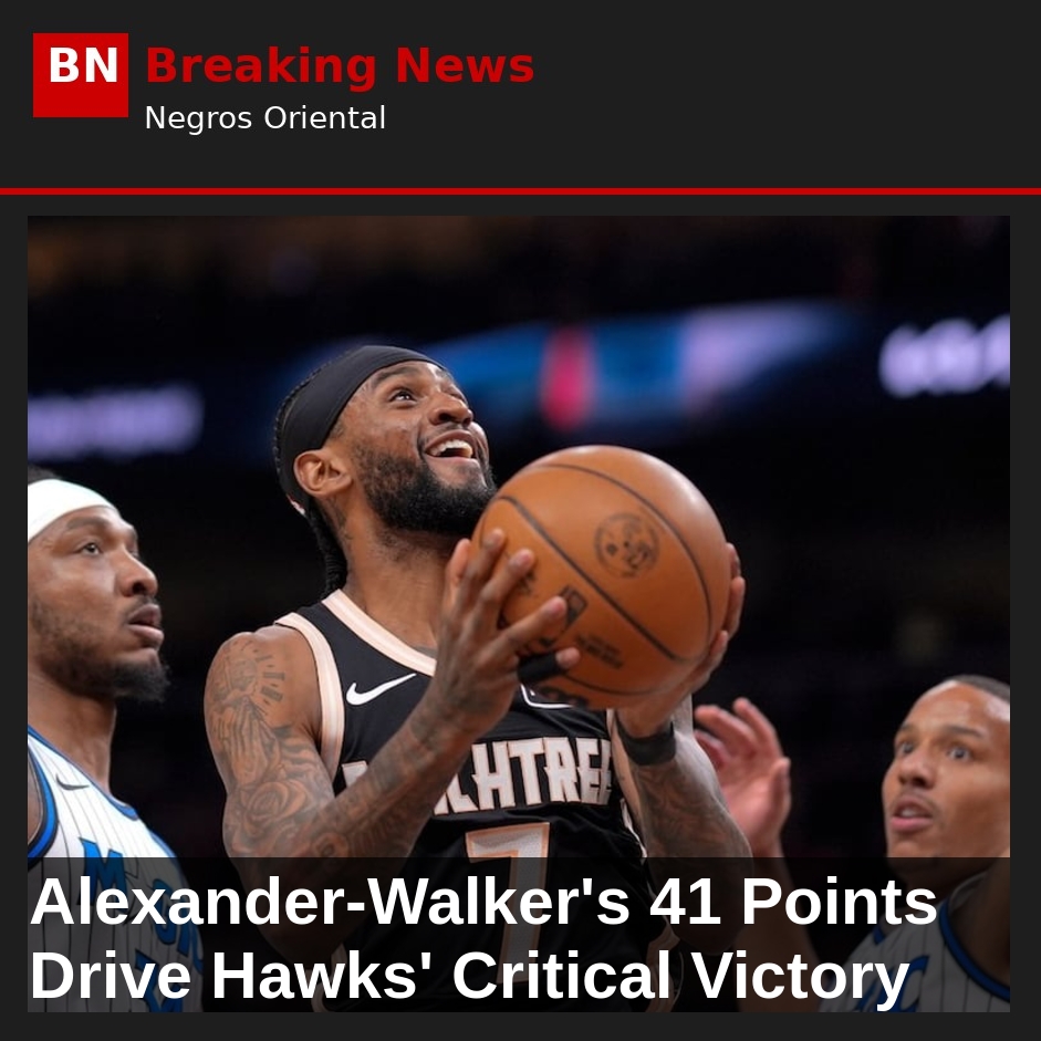 Alexander-Walker's 41 Points Drive Hawks' Critical Victory