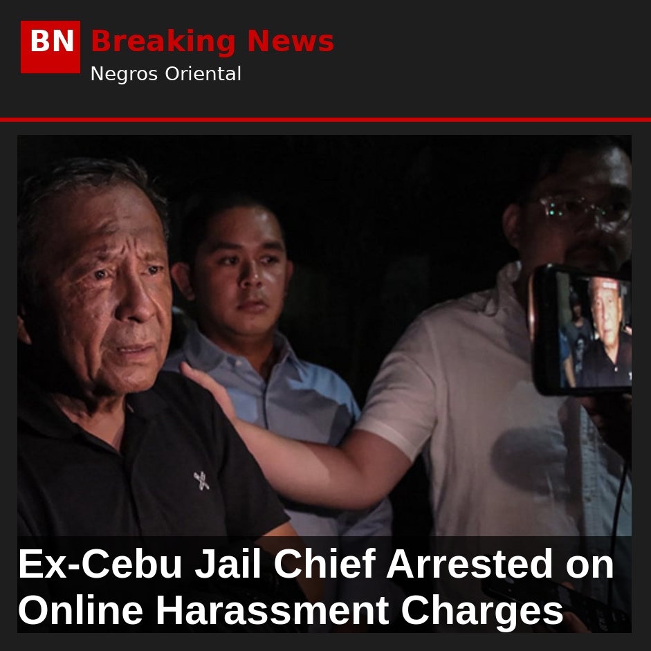 Ex-Cebu Jail Chief Arrested on Online Harassment Charges