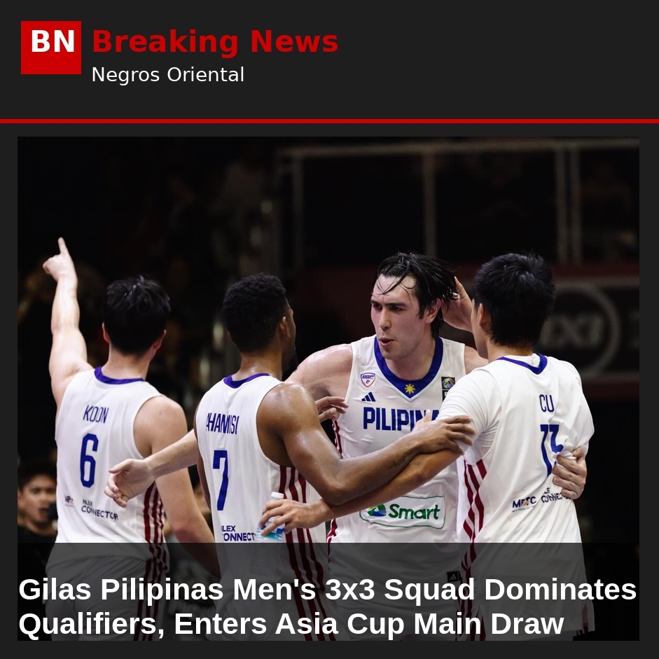 Gilas Pilipinas Men's 3x3 Squad Dominates Qualifiers, Enters Asia Cup Main Draw
