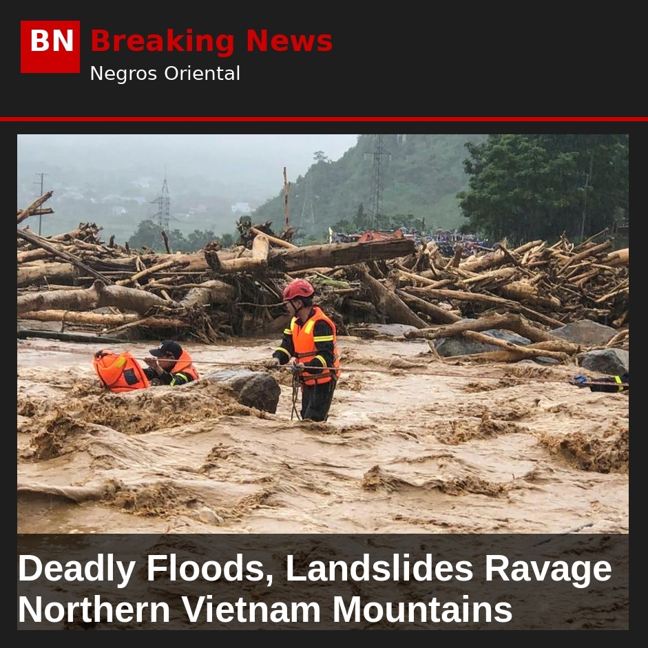Deadly Floods, Landslides Ravage Northern Vietnam Mountains