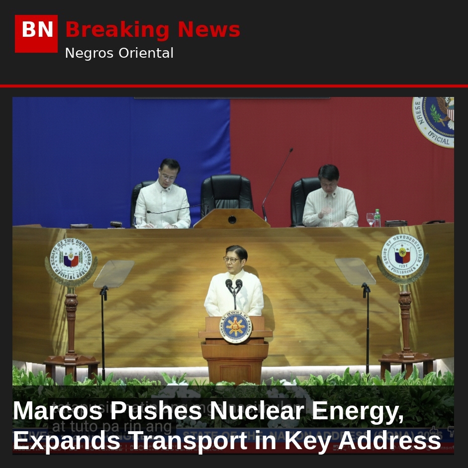 Marcos Pushes Nuclear Energy, Expands Transport in Key Address