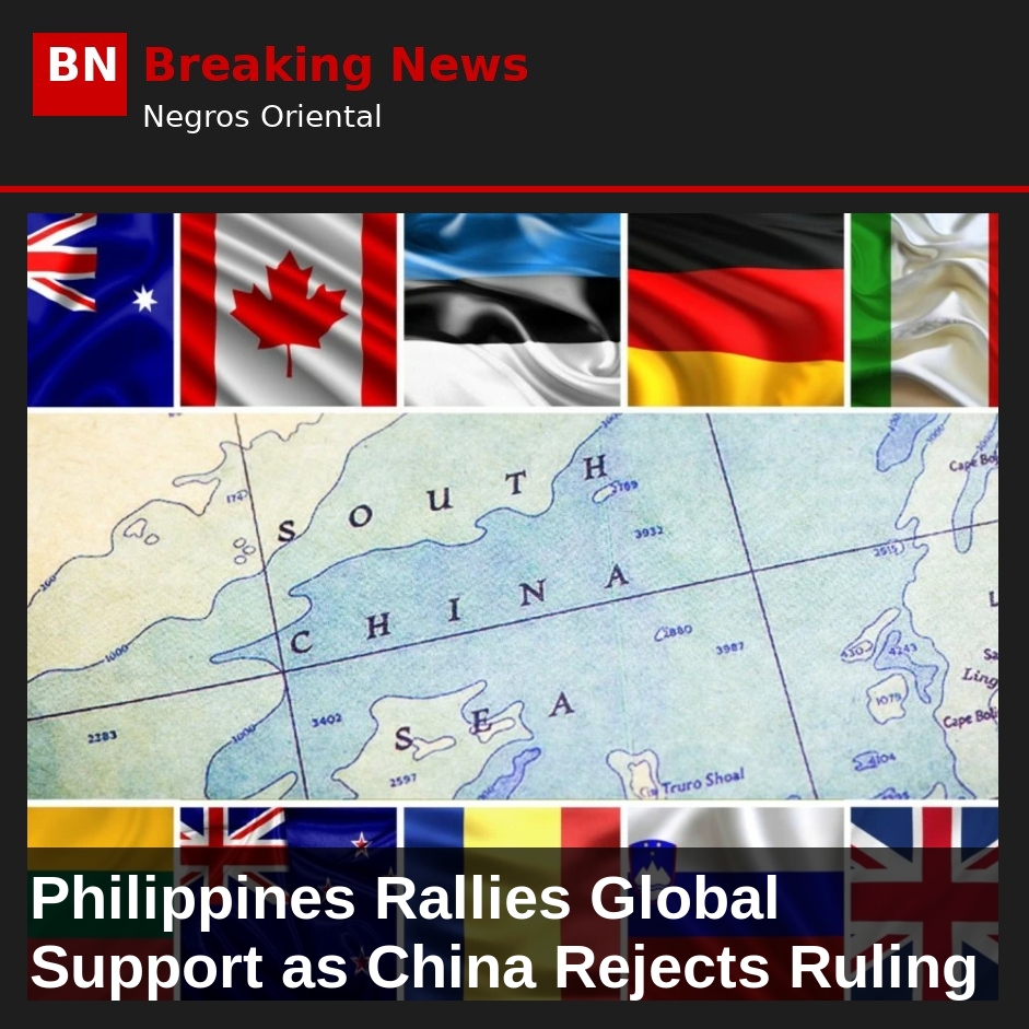 Philippines Rallies Global Support as China Rejects Ruling
