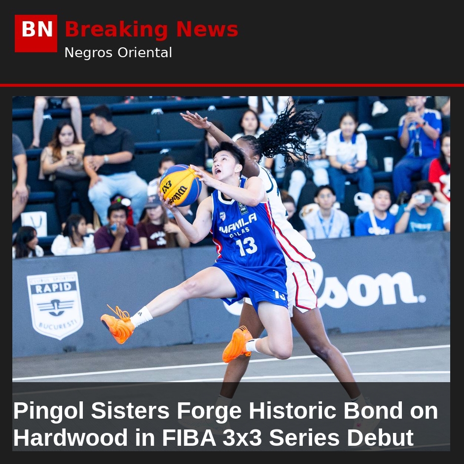 Image related to: Pingol Sisters Forge Historic Bond on Hardwood in FIBA 3x3 Series Debut