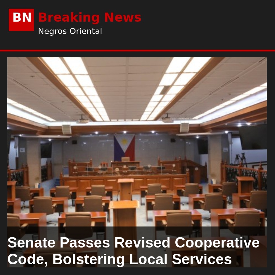 Image related to: Senate Passes Revised Cooperative Code, Bolstering Local Services