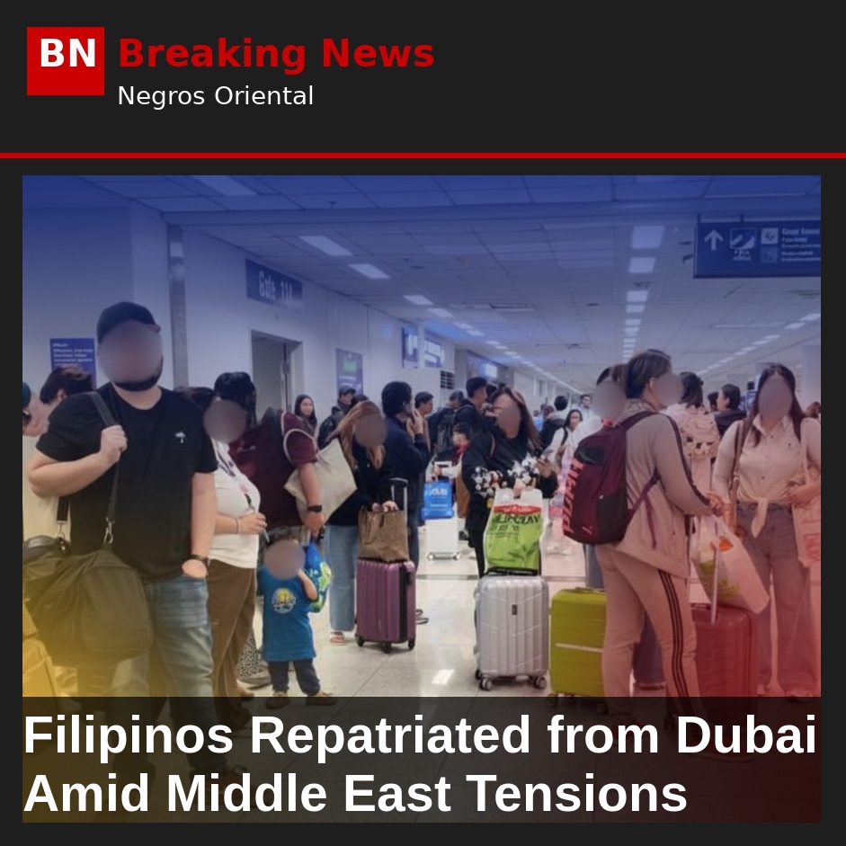 Image related to: Filipinos Repatriated from Dubai Amid Middle East Tensions