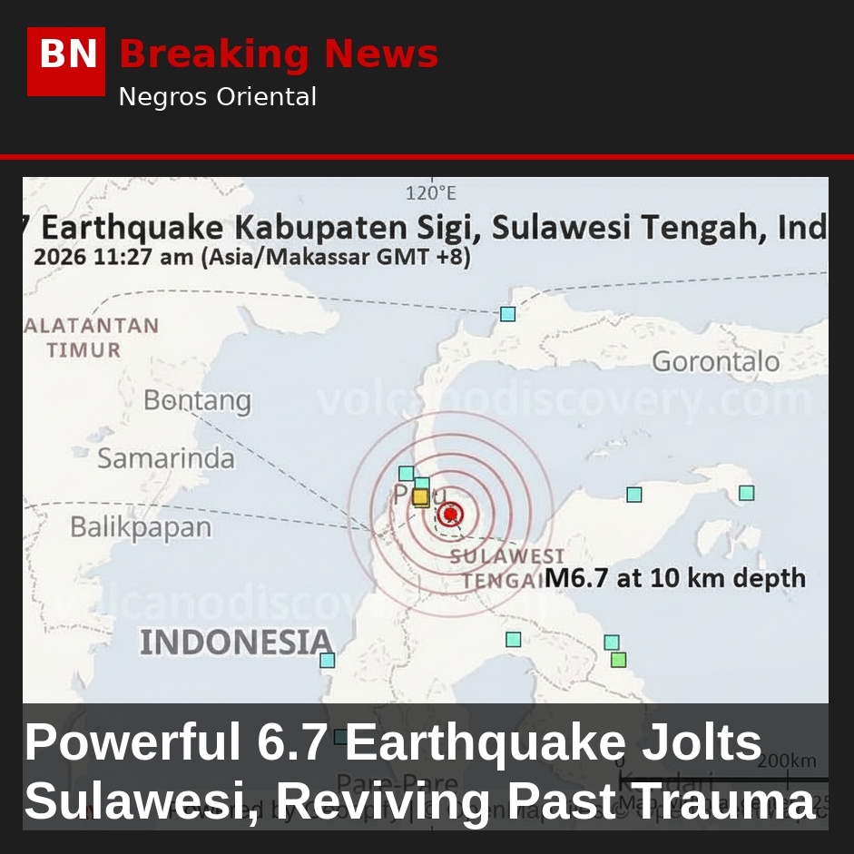 Image related to: Powerful 6.7 Earthquake Jolts Sulawesi, Reviving Past Trauma