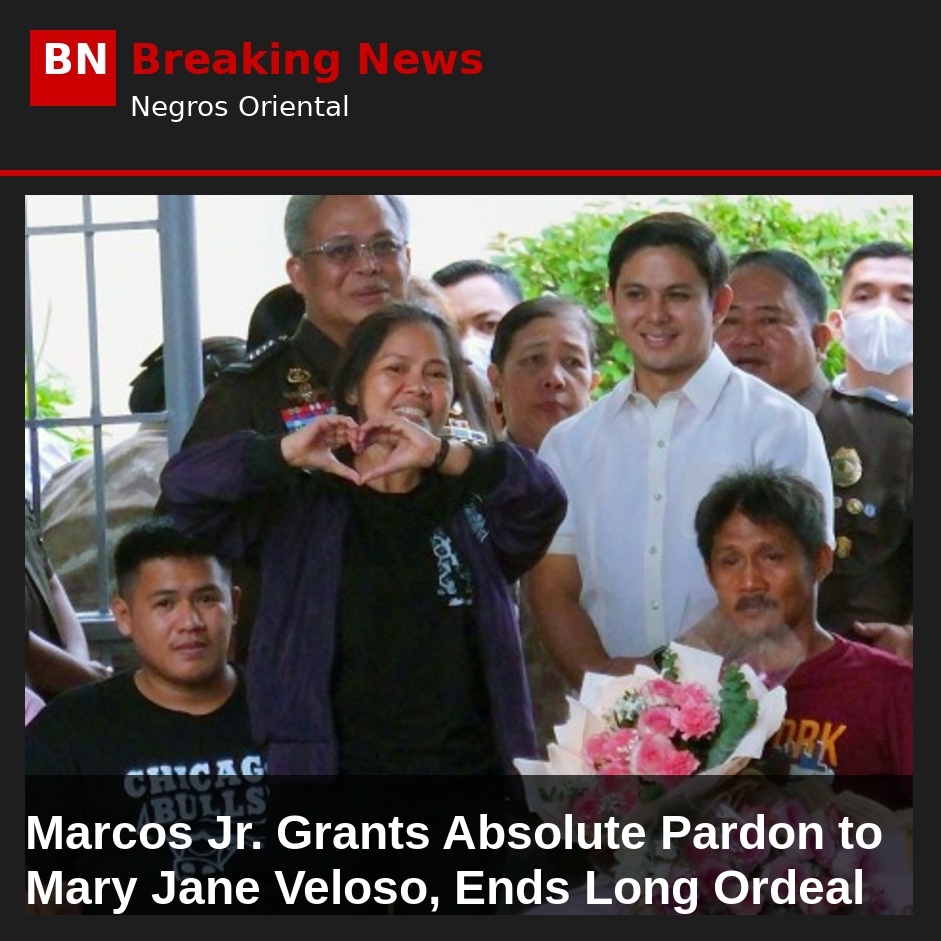 Image related to: Marcos Jr. Grants Absolute Pardon to Mary Jane Veloso, Ends Long Ordeal
