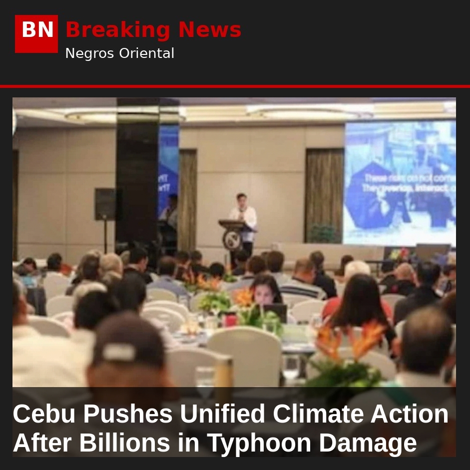 Image related to: Cebu Pushes Unified Climate Action After Billions in Typhoon Damage
