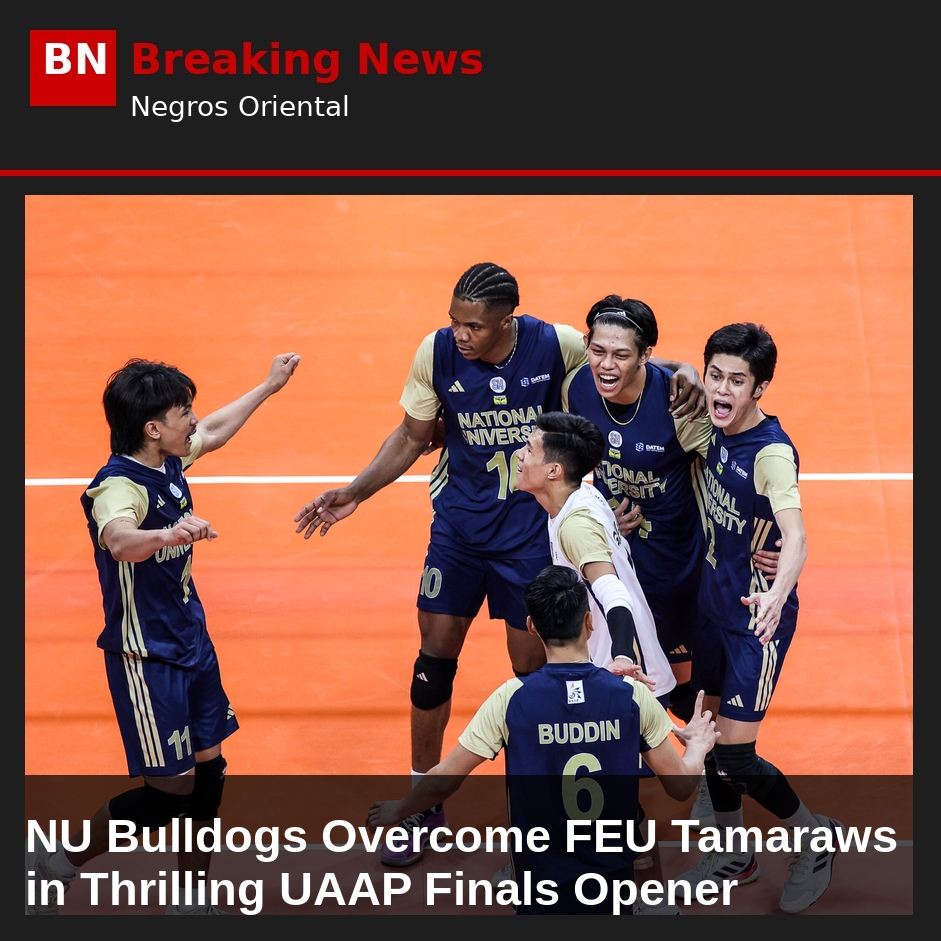 Image related to: NU Bulldogs Overcome FEU Tamaraws in Thrilling UAAP Finals Opener