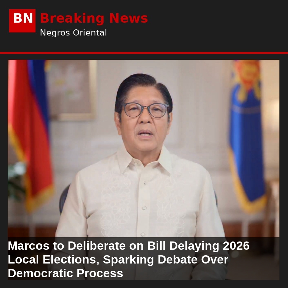 Image related to: Marcos to Deliberate on Bill Delaying 2026 Local Elections, Sparking Debate Over Democratic Process
