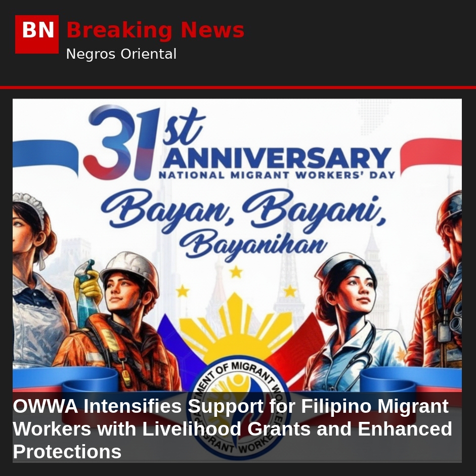 Image related to: OWWA Intensifies Support for Filipino Migrant Workers with Livelihood Grants and Enhanced Protections