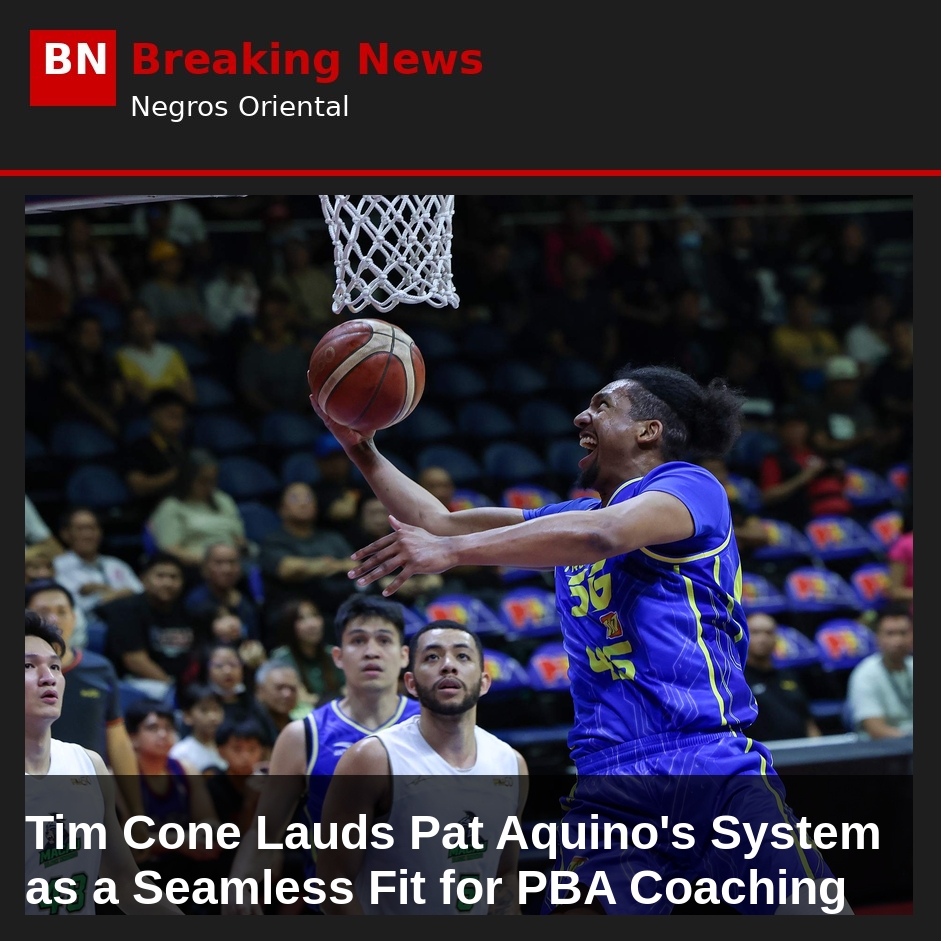 Image related to: Tim Cone Lauds Pat Aquino's System as a Seamless Fit for PBA Coaching