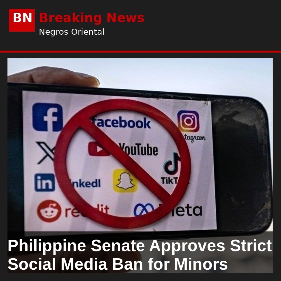 Philippine Senate Approves Strict Social Media Ban for Minors