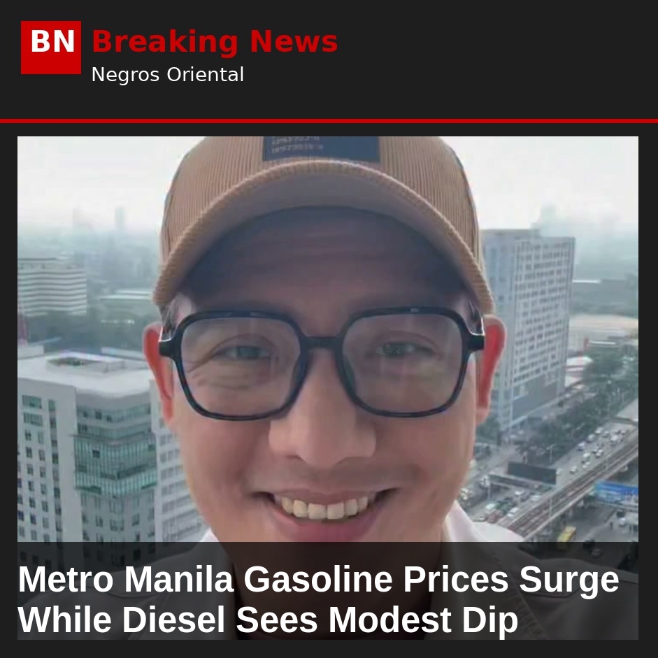 Image related to: Metro Manila Gasoline Prices Surge While Diesel Sees Modest Dip