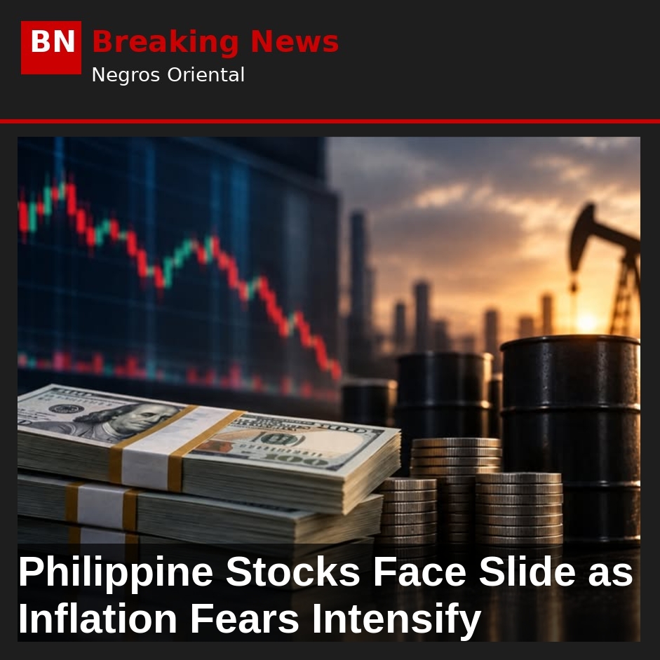 Image related to: Philippine Stocks Face Slide as Inflation Fears Intensify