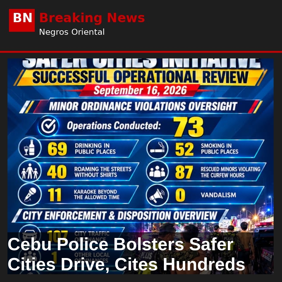 Image related to: Cebu Police Bolsters Safer Cities Drive, Cites Hundreds