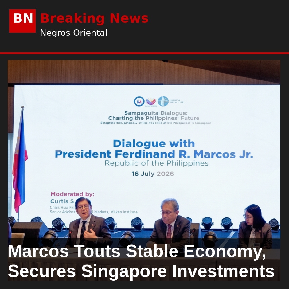 Marcos Touts Stable Economy, Secures Singapore Investments