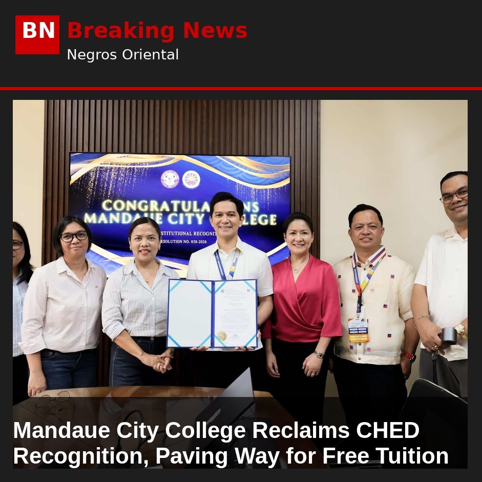 Mandaue City College Reclaims CHED Recognition, Paving Way for Free Tuition