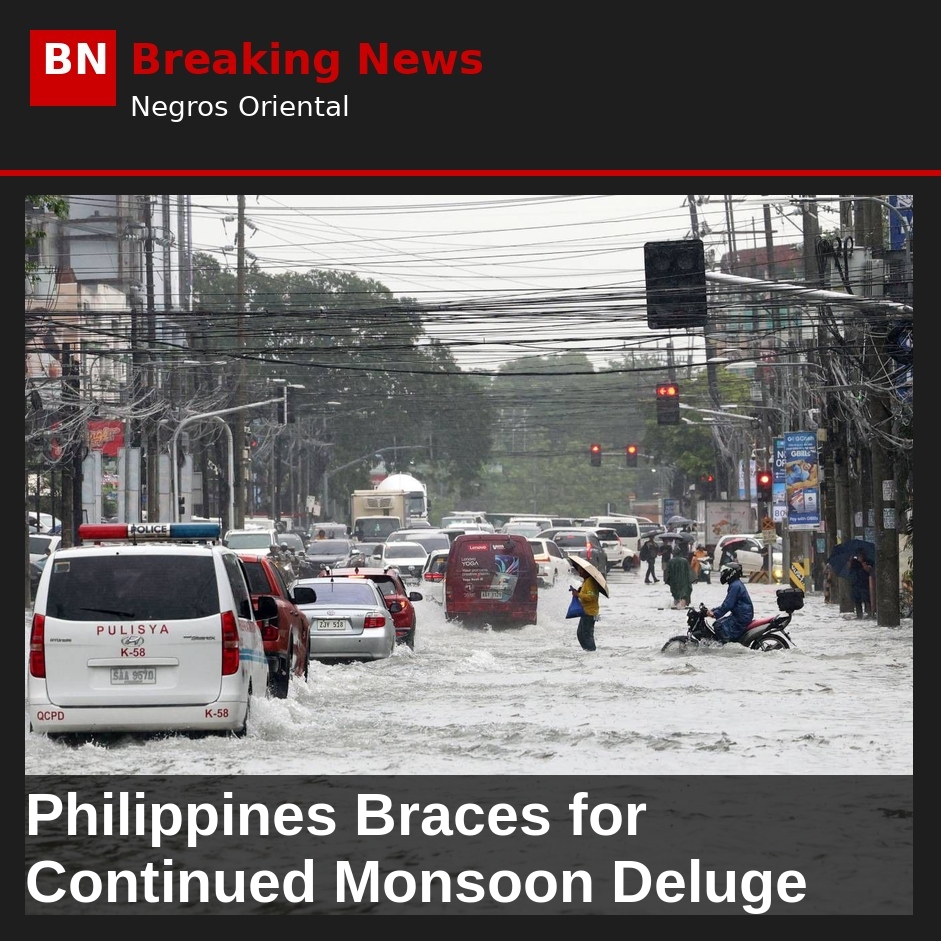 Philippines Braces for Continued Monsoon Deluge