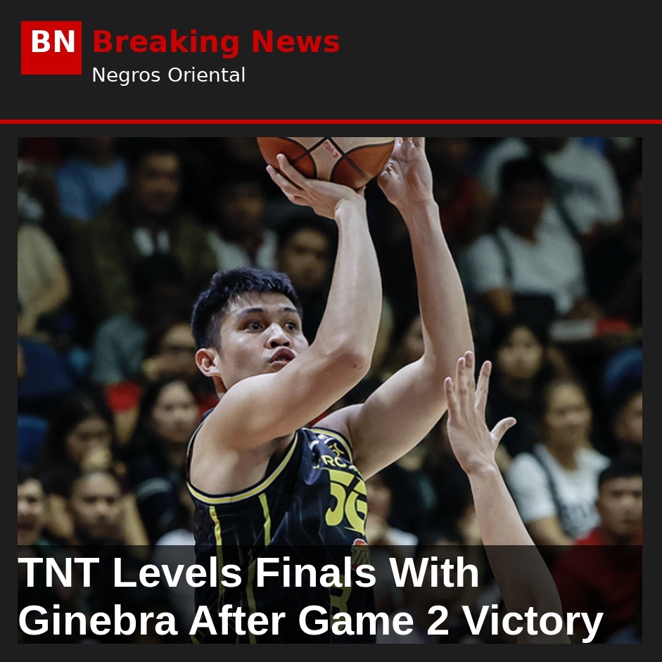 Image related to: TNT Levels Finals With Ginebra After Game 2 Victory