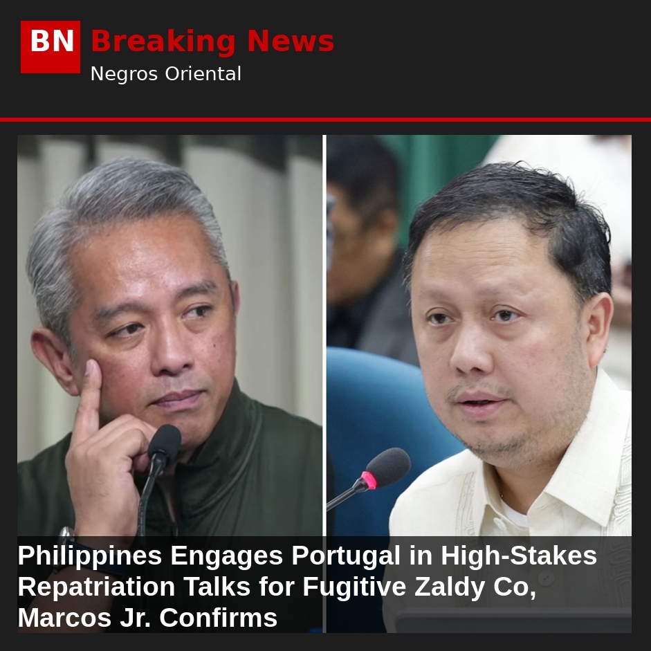 Image related to: Philippines Engages Portugal in High-Stakes Repatriation Talks for Fugitive Zaldy Co, Marcos Jr. Confirms