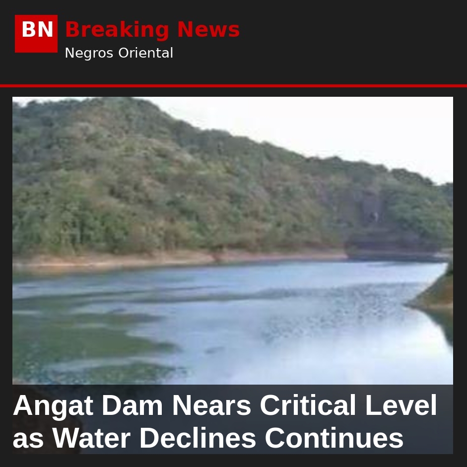 Image related to: Angat Dam Nears Critical Level as Water Declines Continues