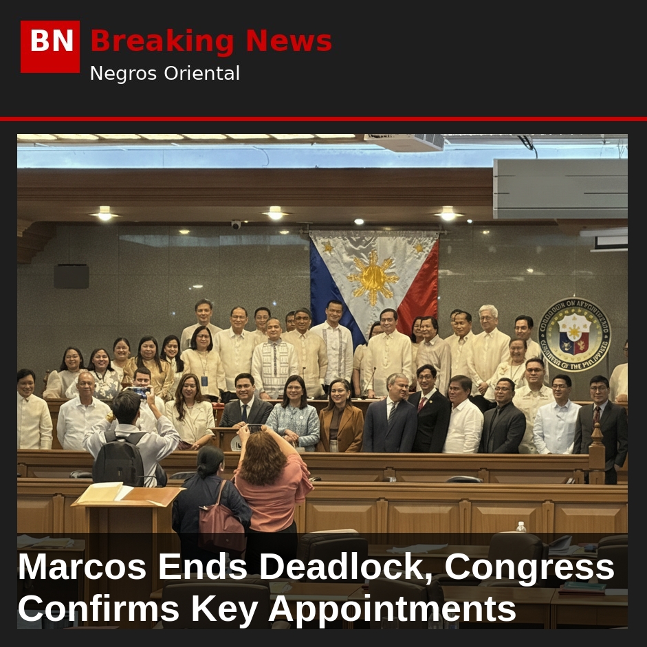 Marcos Ends Deadlock, Congress Confirms Key Appointments