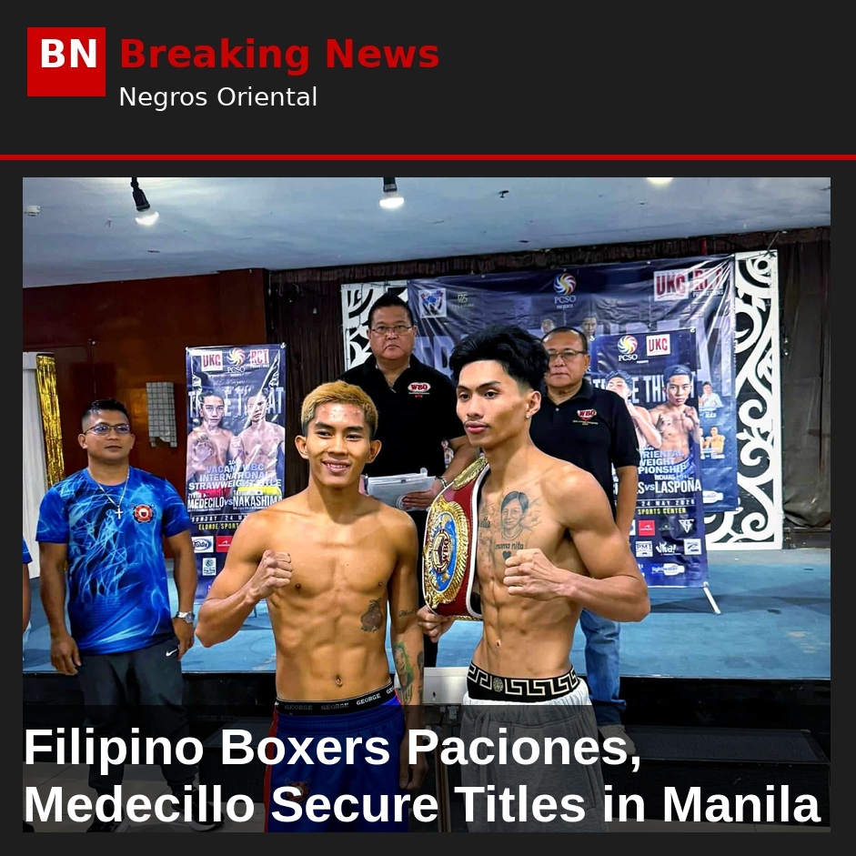 Image related to: Filipino Boxers Paciones, Medecillo Secure Titles in Manila