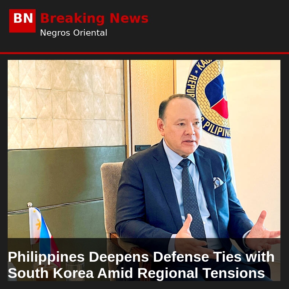 Philippines Deepens Defense Ties with South Korea Amid Regional Tensions