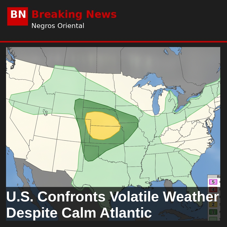 U.S. Confronts Volatile Weather Despite Calm Atlantic
