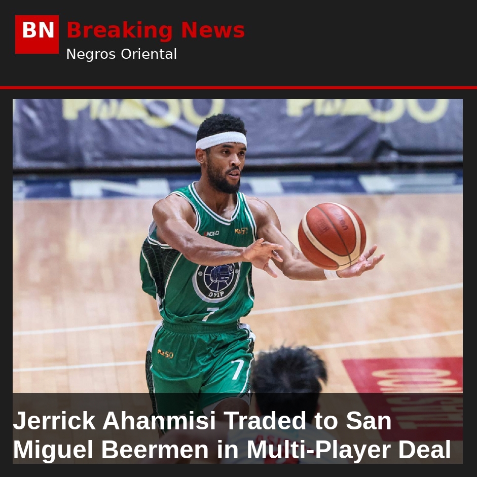 Image related to: Jerrick Ahanmisi Traded to San Miguel Beermen in Multi-Player Deal