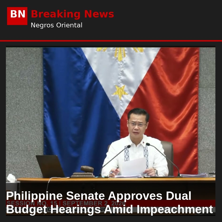 Philippine Senate Approves Dual Budget Hearings Amid Impeachment