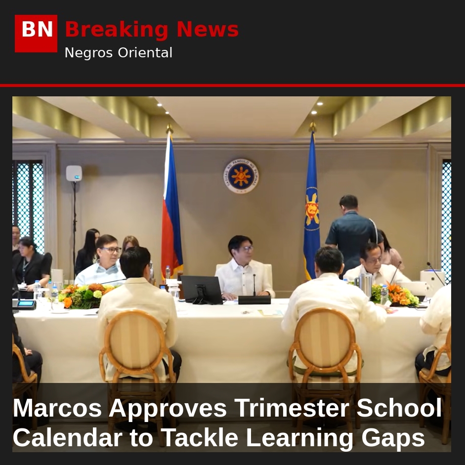 Marcos Approves Trimester School Calendar to Tackle Learning Gaps