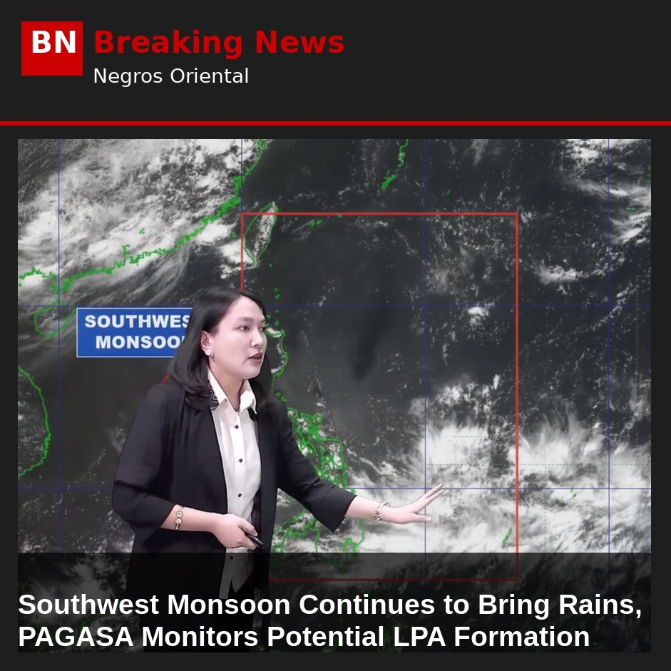 Image related to: Southwest Monsoon Continues to Bring Rains, PAGASA Monitors Potential LPA Formation