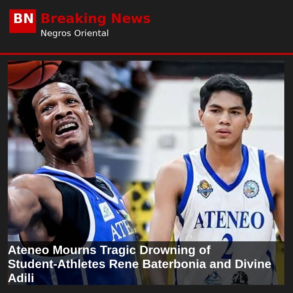 Image related to: Ateneo Mourns Tragic Drowning of Student-Athletes Rene Baterbonia and Divine Adili