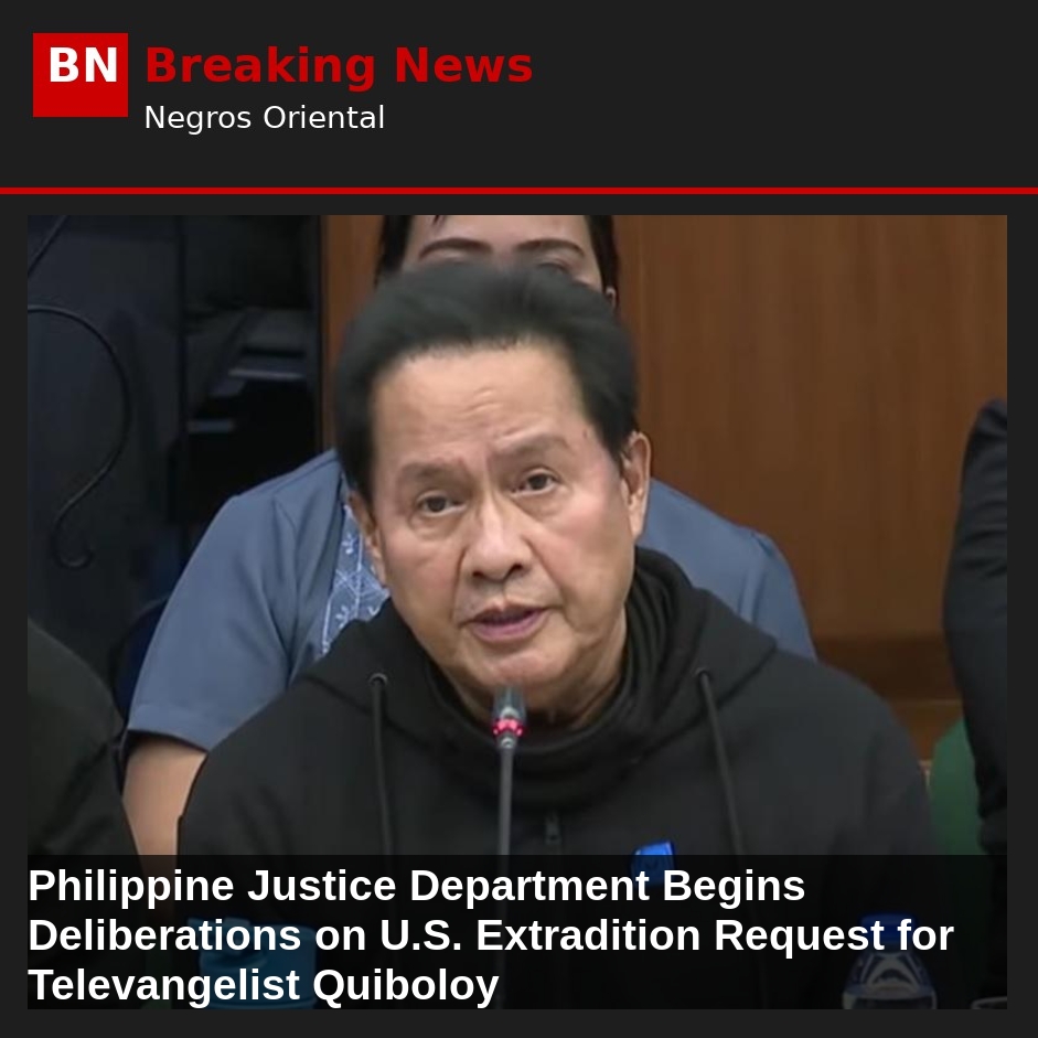 Philippine Justice Department Begins Deliberations on U.S. Extradition Request for Televangelist Quiboloy