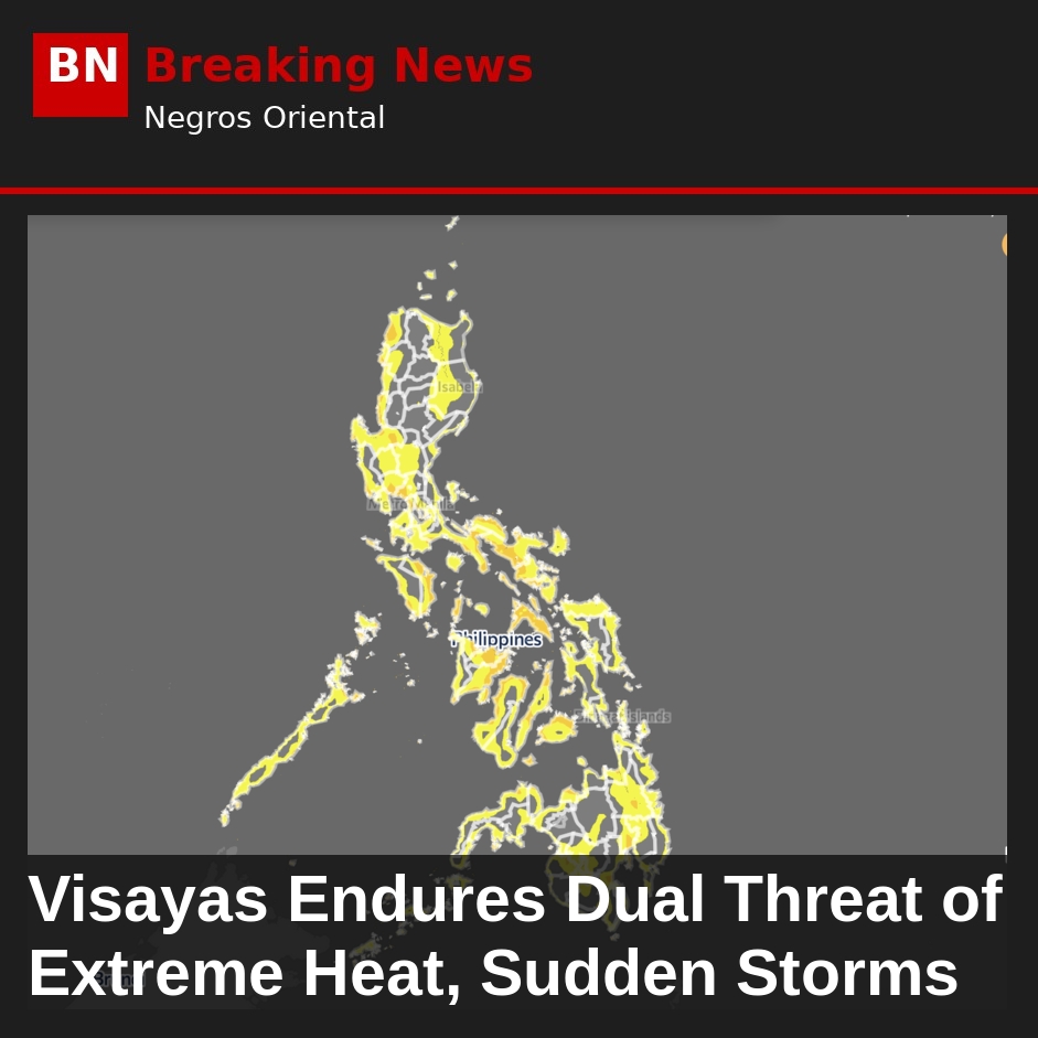 Image related to: Visayas Endures Dual Threat of Extreme Heat, Sudden Storms