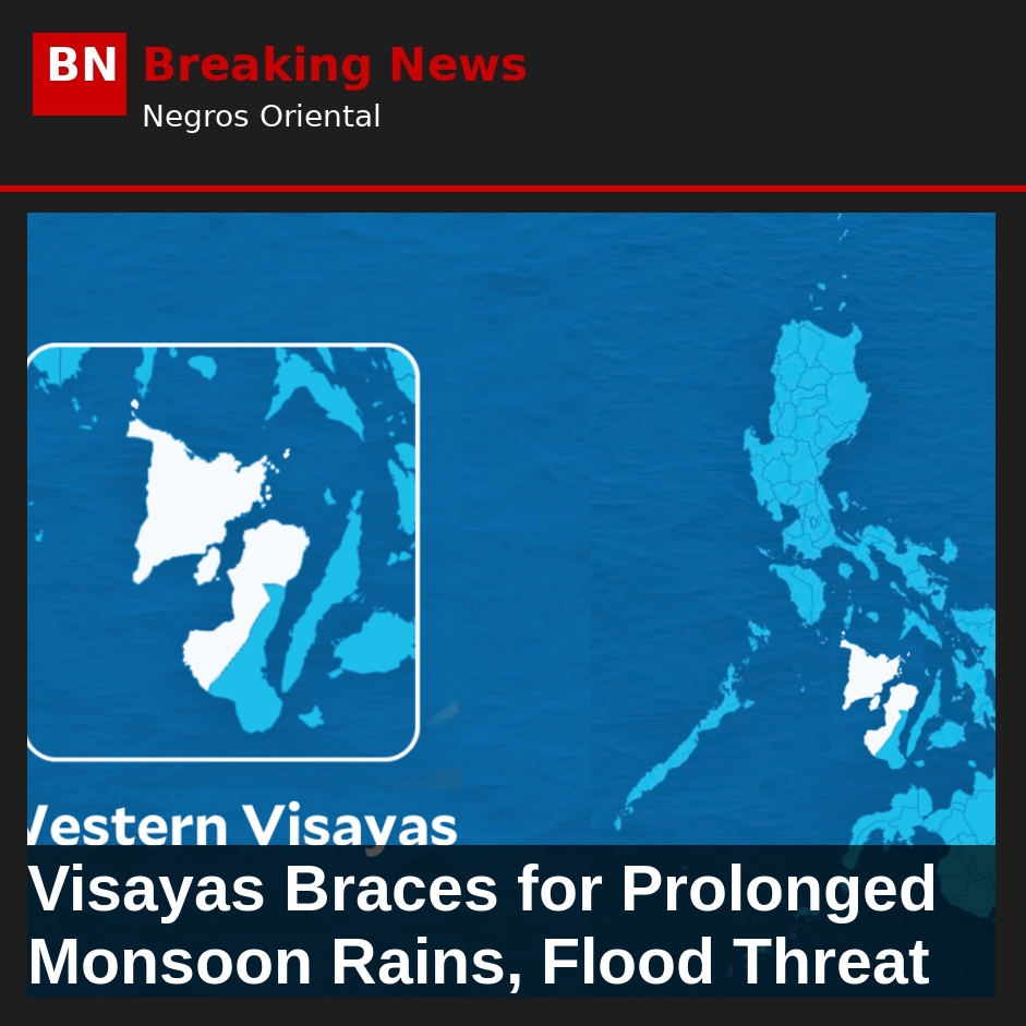 Image related to: Visayas Braces for Prolonged Monsoon Rains, Flood Threat