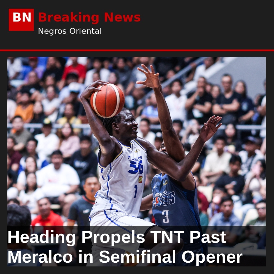 Heading Propels TNT Past Meralco in Semifinal Opener