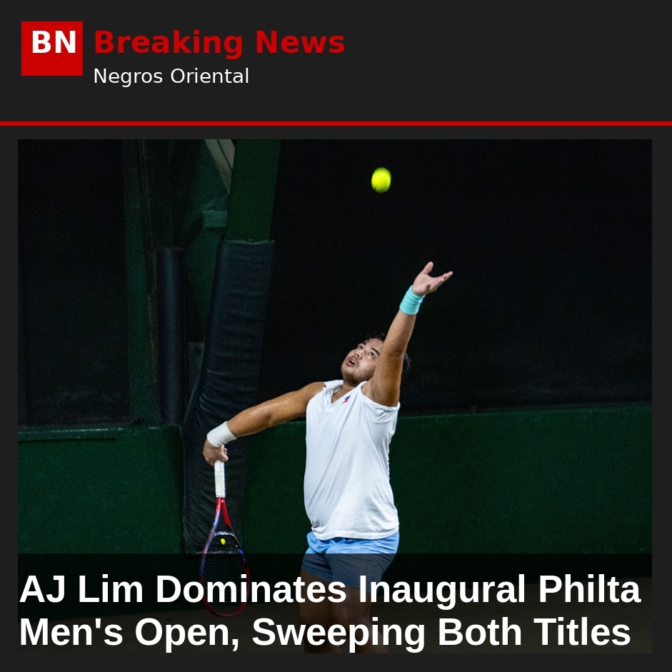 Image related to: AJ Lim Dominates Inaugural Philta Men's Open, Sweeping Both Titles