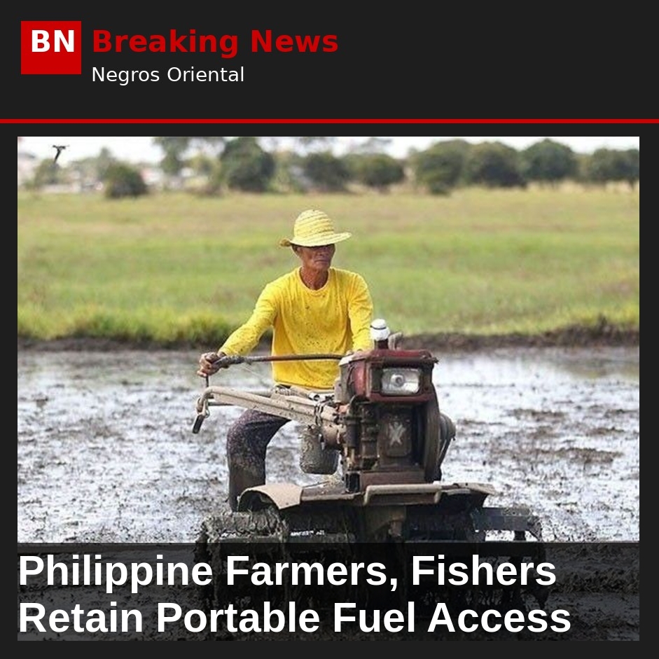 Image related to: Philippine Farmers, Fishers Retain Portable Fuel Access