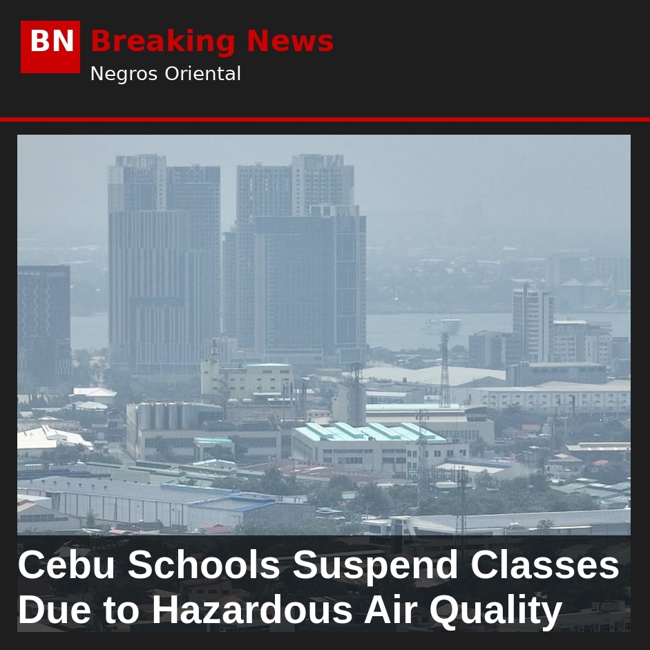 Cebu Schools Suspend Classes Due to Hazardous Air Quality