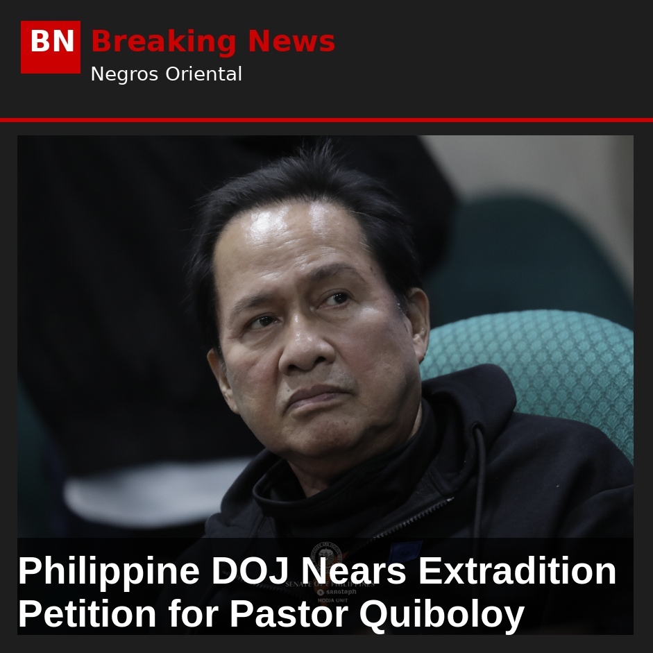 Philippine DOJ Nears Extradition Petition for Pastor Quiboloy
