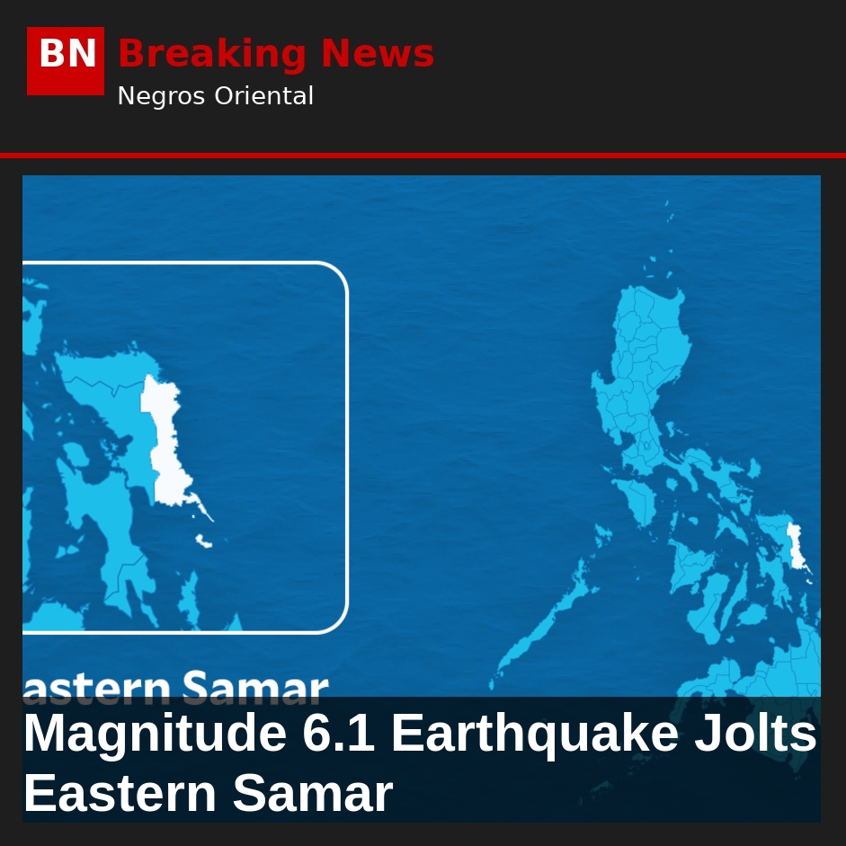 Image related to: Magnitude 6.1 Earthquake Jolts Eastern Samar