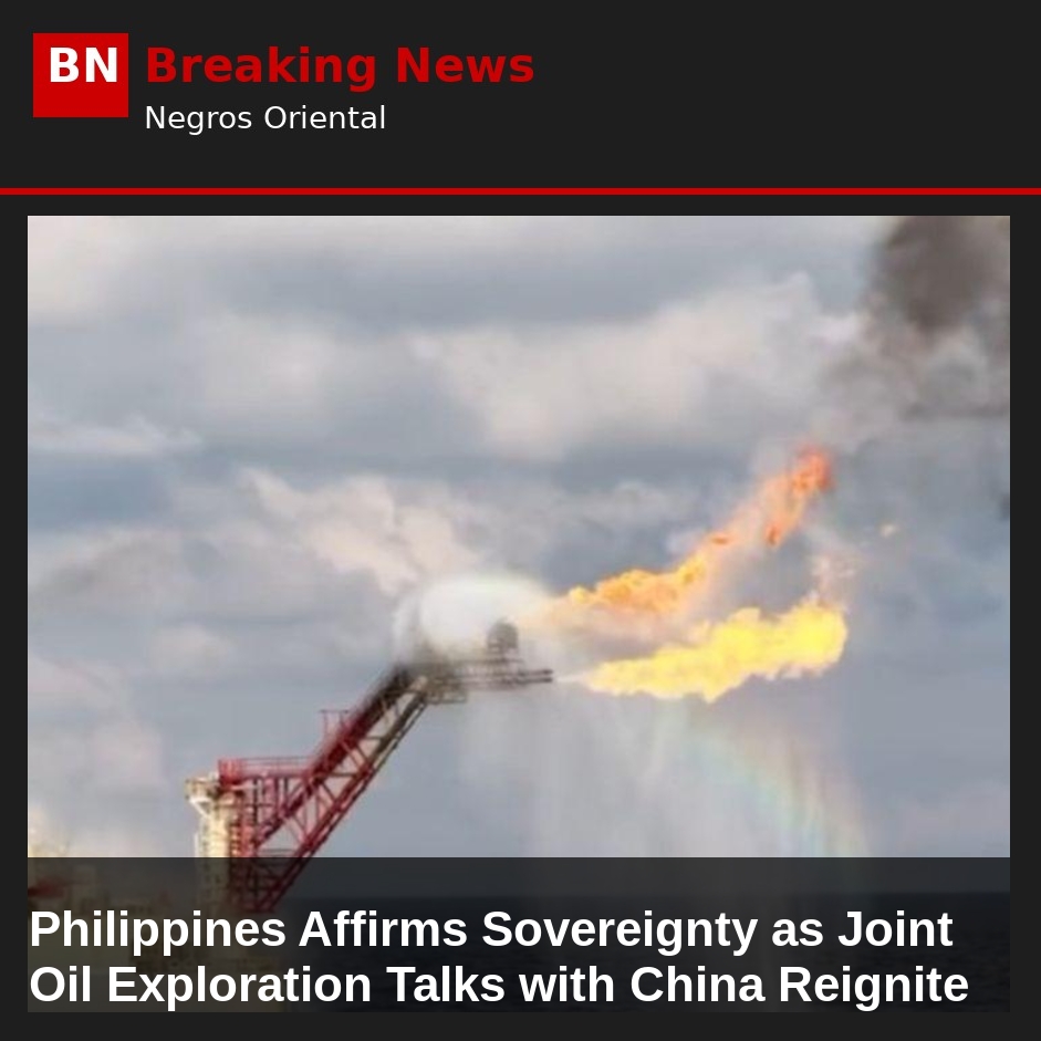Image related to: Philippines Affirms Sovereignty as Joint Oil Exploration Talks with China Reignite