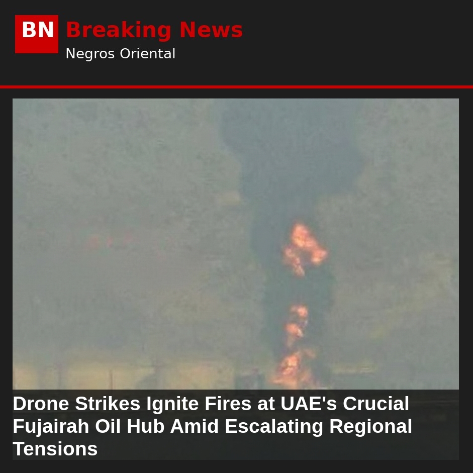 Drone Strikes Ignite Fires at UAE's Crucial Fujairah Oil Hub Amid Escalating Regional Tensions